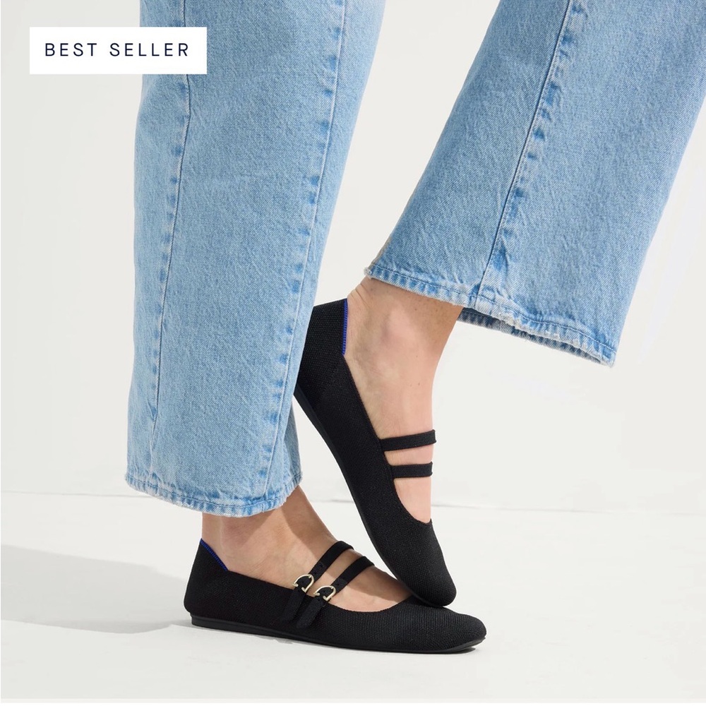 Rothy’s Black ballet flats